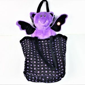 Plush Bat on Top Kids Tote Bag Applause by Russ